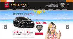 Desktop Screenshot of lamijuniornissan.com